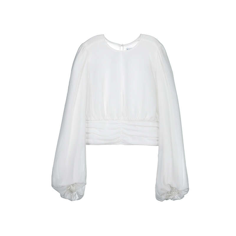 Girls Gauze Blouse | Cream
