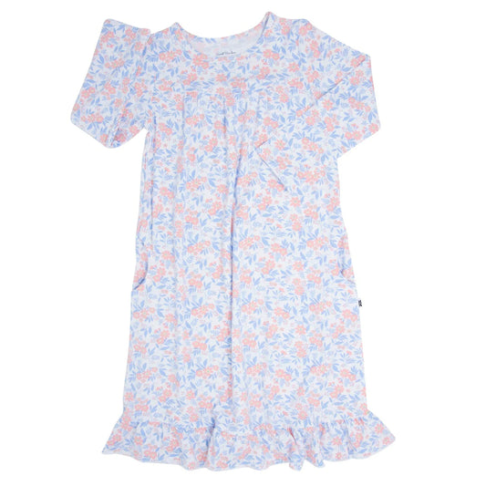 Sweet 𝓑𝓪𝓶𝓫𝓸𝓸 Vintage Flower Girls Boho Dress with Pockets