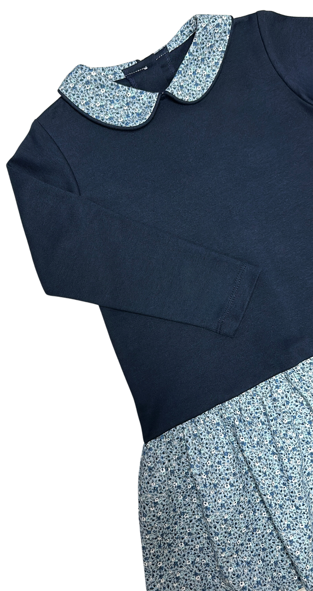 Dropped waist girl's dress London Collection