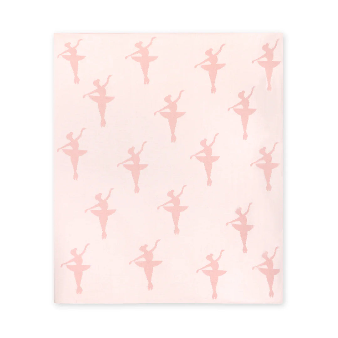 Ballerina Tutu 3D - Jacquard Sweater Knit Baby Blankets (Organic Cotton)