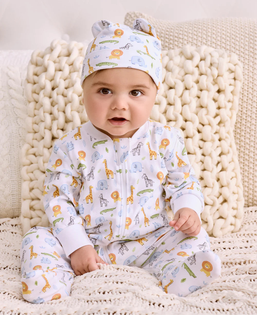 Safari Wild Multi Baby Footie w/ Zip