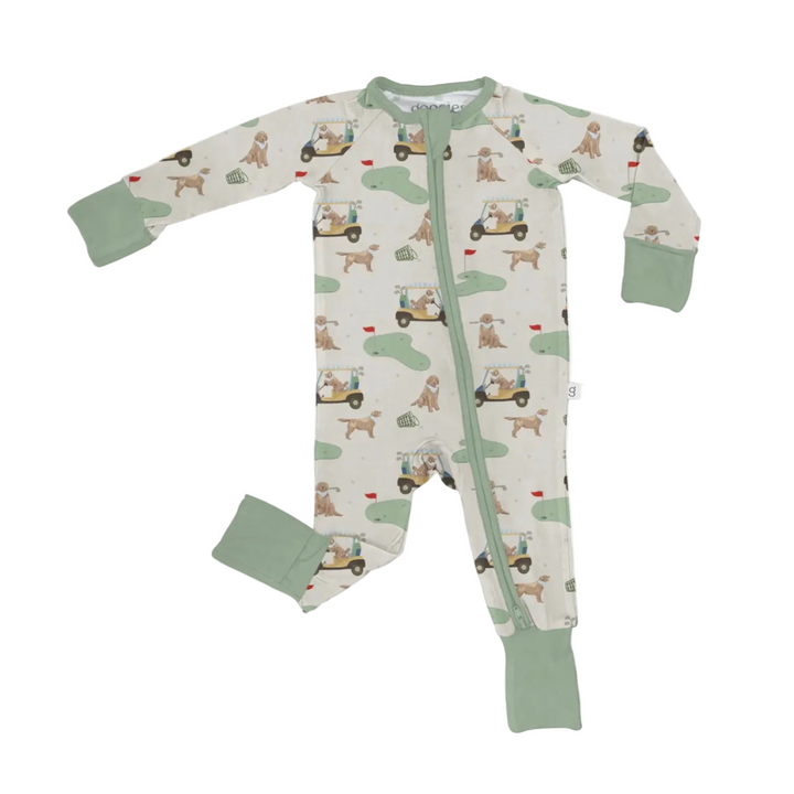 Barks & Birdies Convertible Zip Pjs