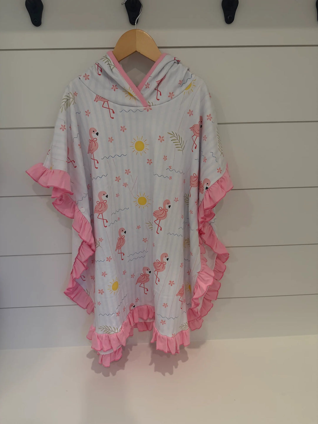 Coastal Cover-Up Hooded Towel | Pink Paradise