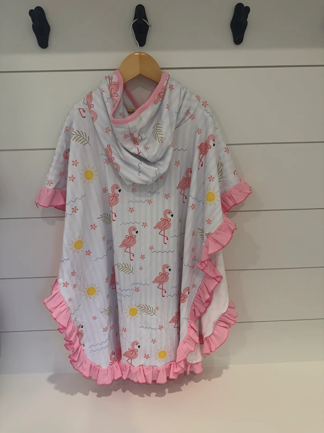 Coastal Cover-Up Hooded Towel | Pink Paradise