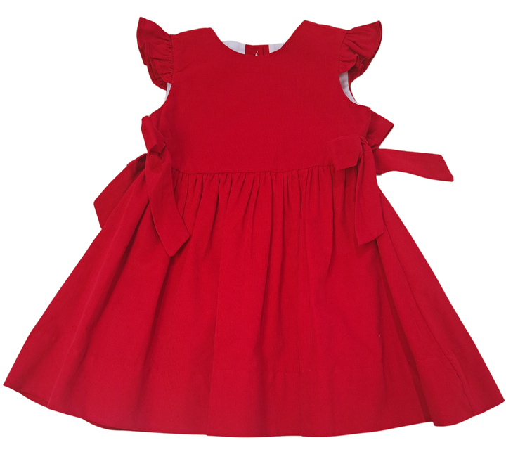 Girl's Red Corduroy Jumper Basics Collection