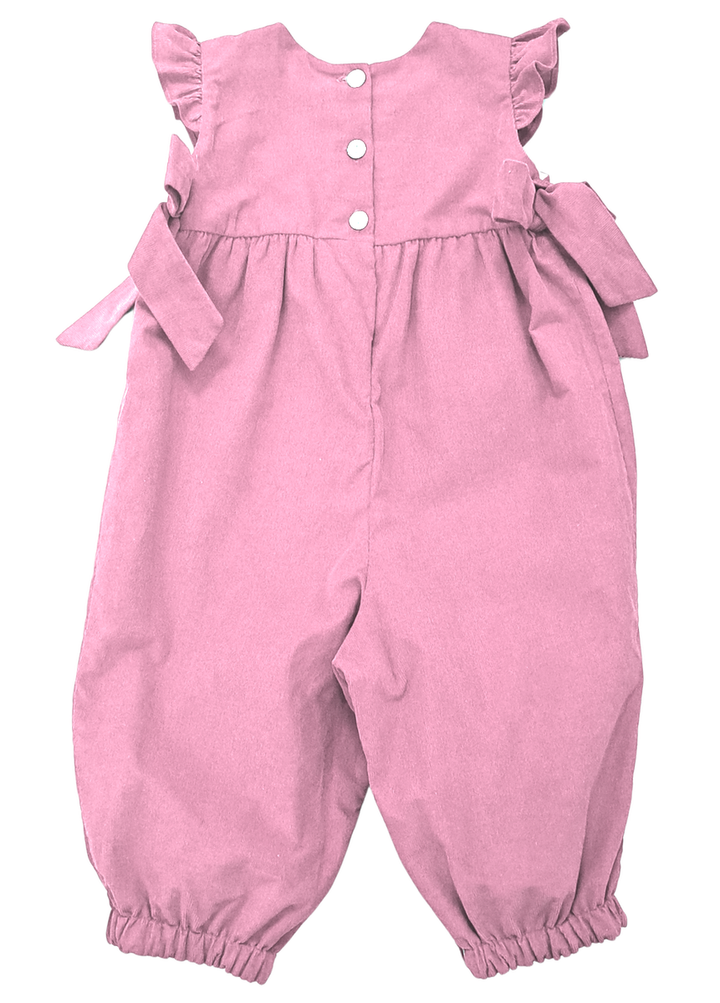 Girl's Pink Corduroy Overalls Basics Collection