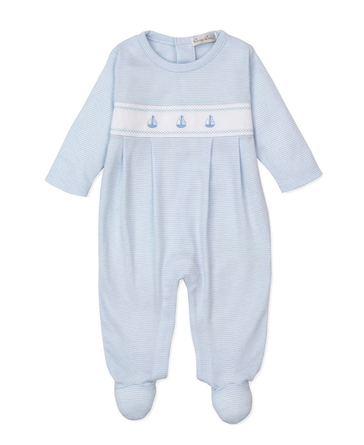 Classic Treasures Blue Stripe Footie