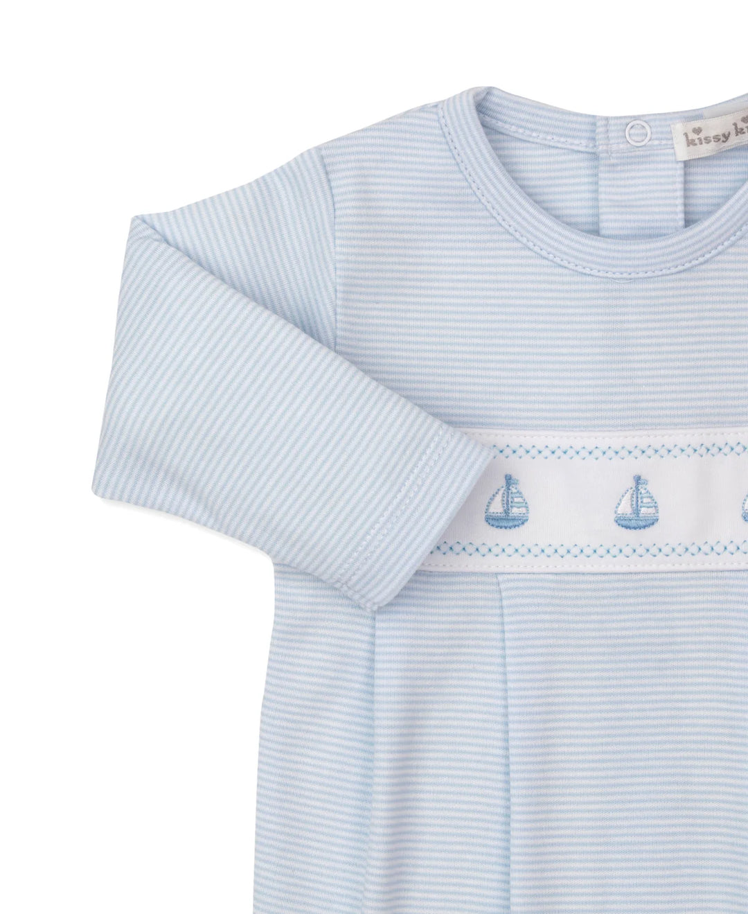 Classic Treasures Blue Stripe Footie