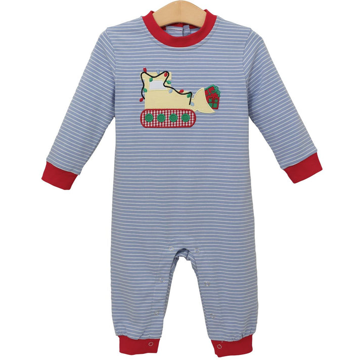 Baby Boys Constructing Christmas Romper