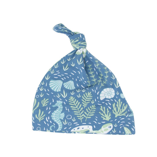 Sweet 𝓑𝓪𝓶𝓫𝓸𝓸 Under the Sea Infant Knot Hat