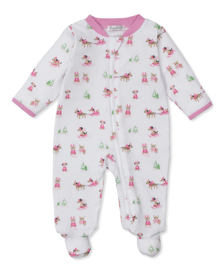 Kissy Kissy Puppy’s Sleigh Riding Fun - Pink