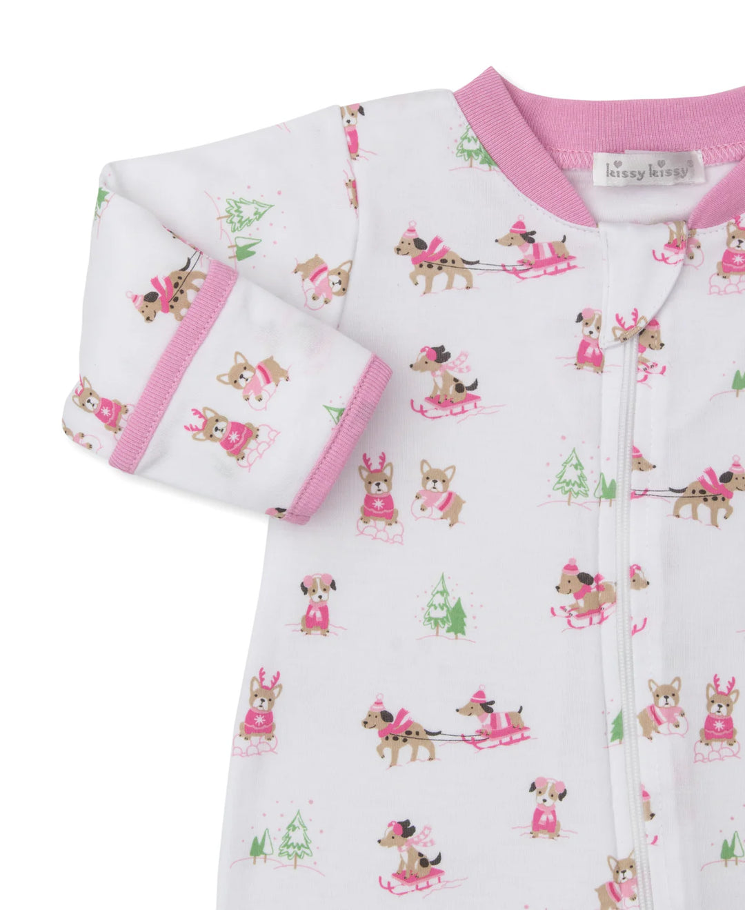 Kissy Kissy Puppy’s Sleigh Riding Fun - Pink