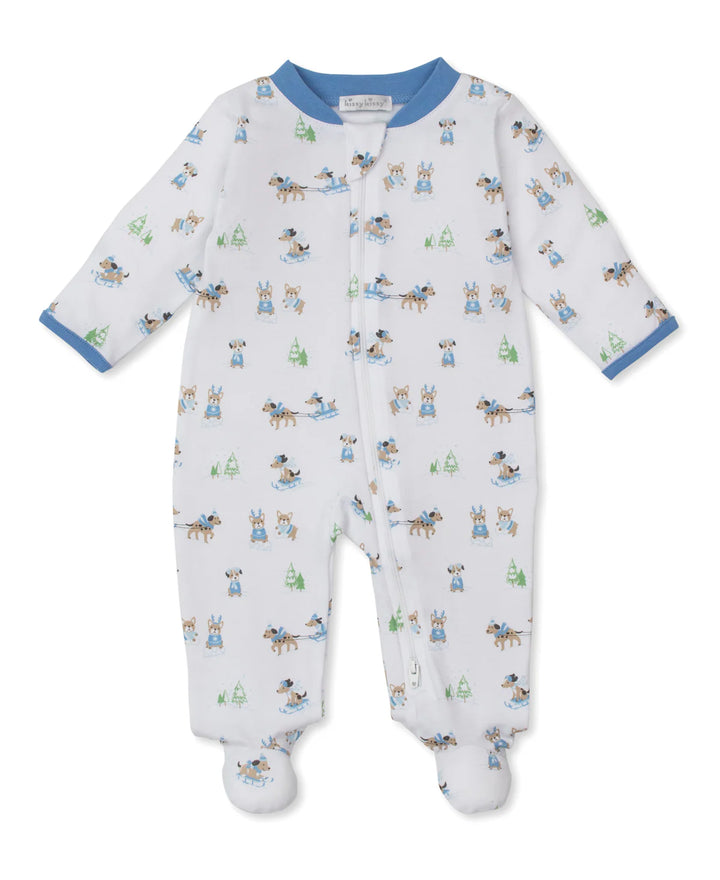 Kissy Kissy Puppy’s Sleigh Riding Fun - Blue