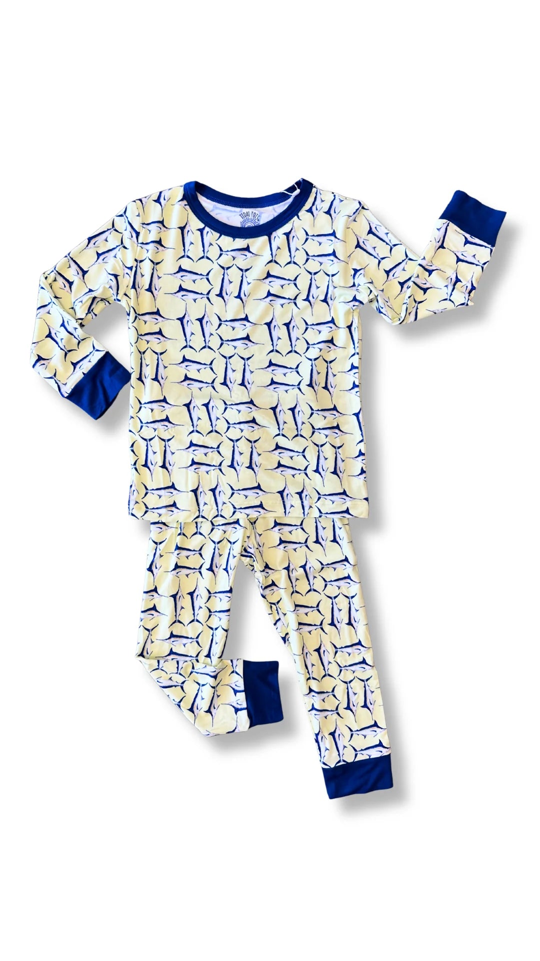 Marlin Mambo Two-Piece Yellow Pajama