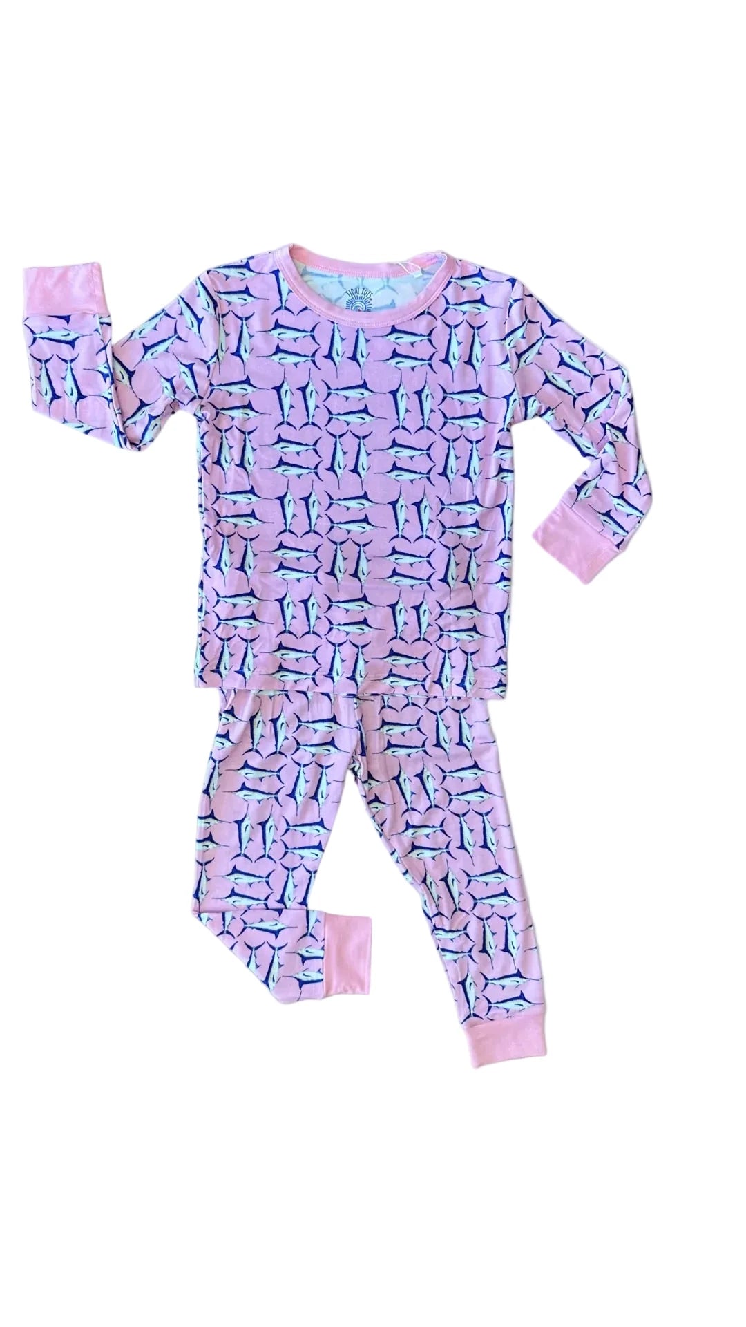 Marlin Mambo Pink Two Piece Pajama Set