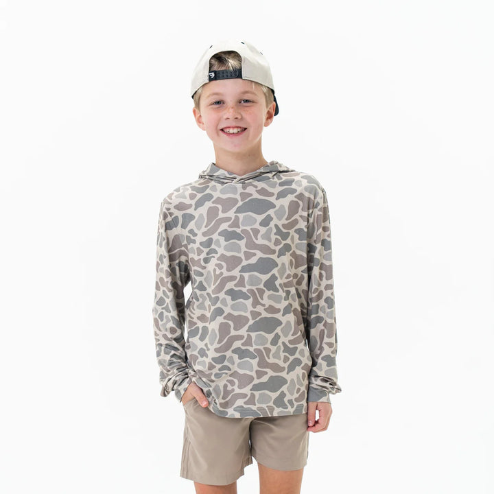 Youth Marsh Camo Performance Hoodie