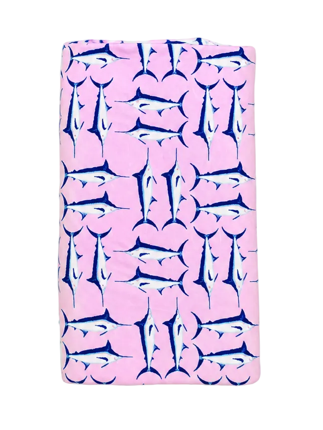 Marlin Mambo Pink Swaddle