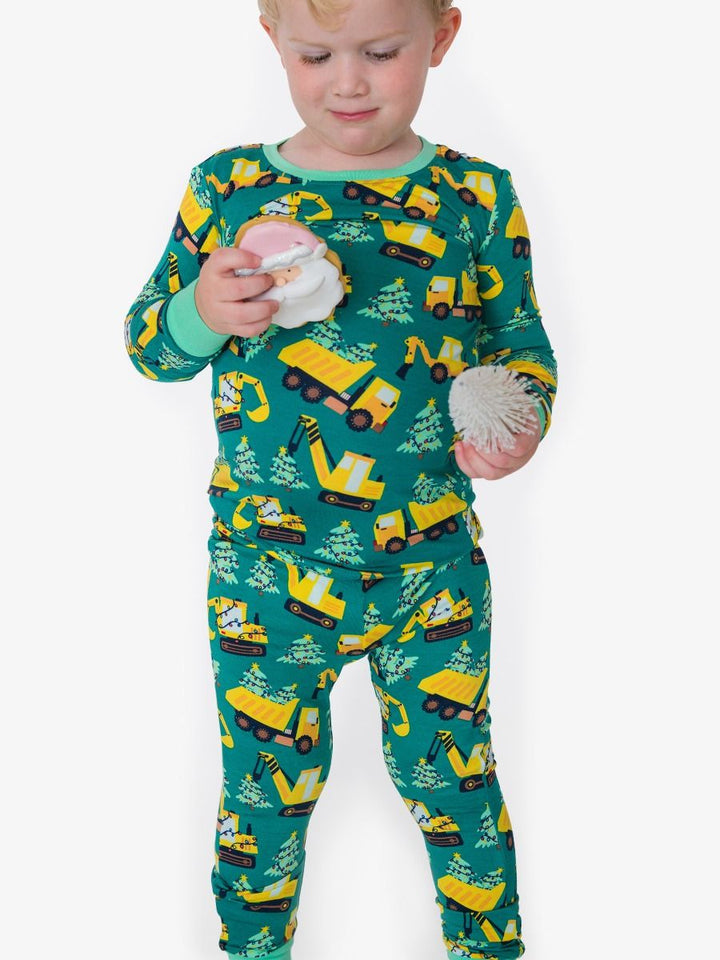 Boys Holiday Haul Long Sleeve Bamboo Pajama Set