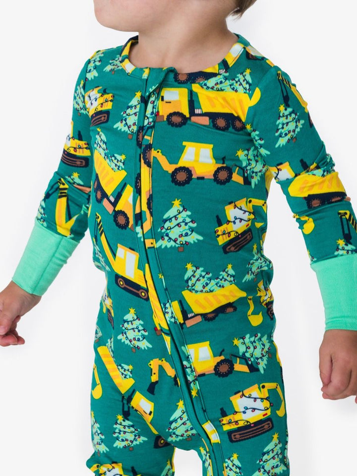 Boys Holiday Haul One-Piece Bamboo Pajama