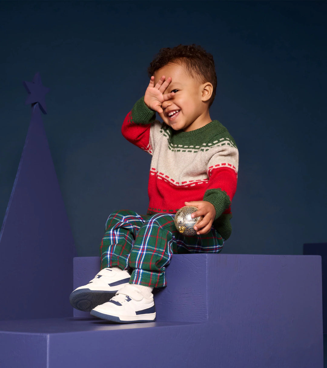 Hatley Baby Boys Holiday Combo Crew Neck Sweater