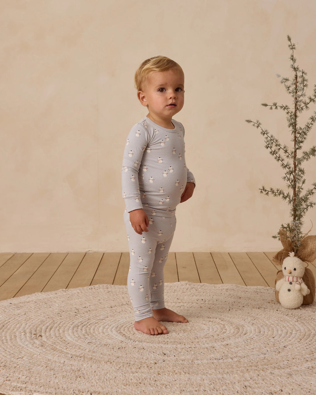 Bamboo Pajama Set | Snowmen