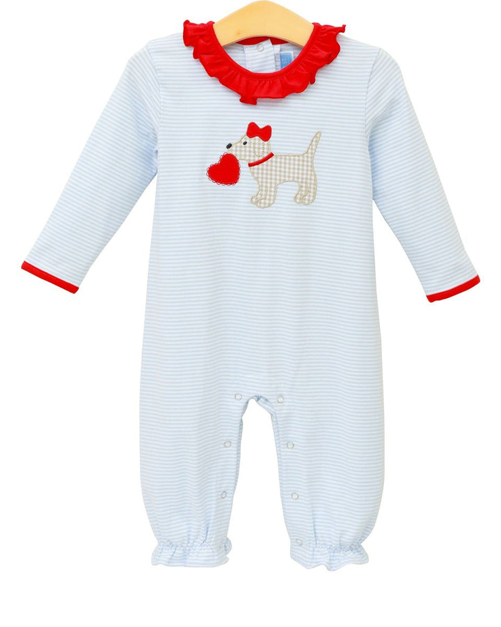 Baby Girls Puppy Love Romper