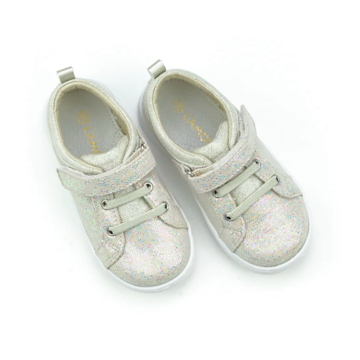 Natalie Metallic Playground Sneaker - Silver