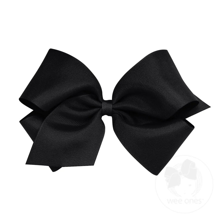 King Classic Grosgrain Hair Bow (Plain Wrap)