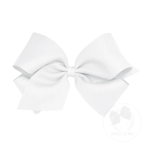 King Classic Grosgrain Hair Bow (Plain Wrap)