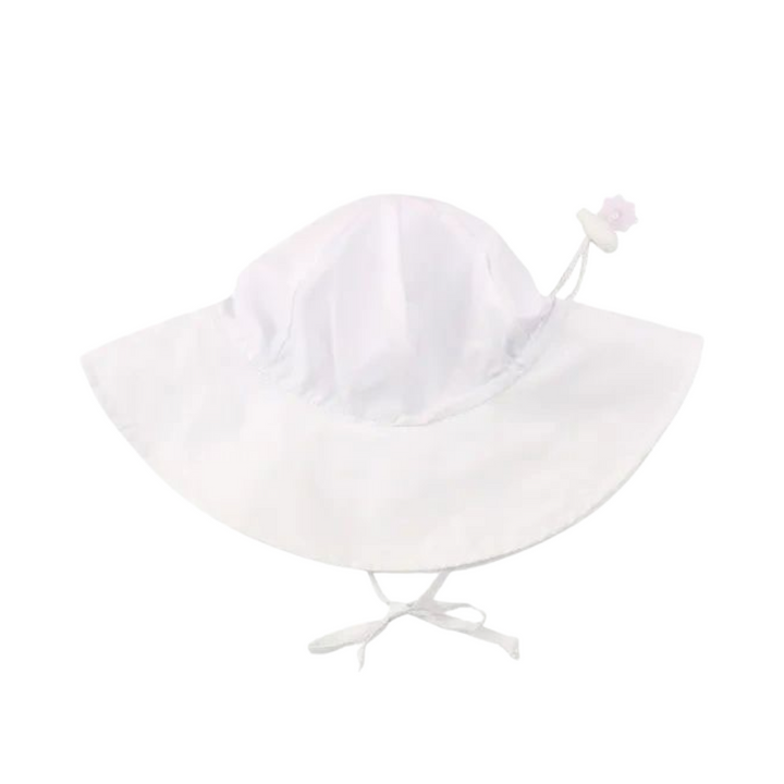 Kids Sun Protective Hat - White UPF 50+: 6-12M, 12-24M, 2T-4T