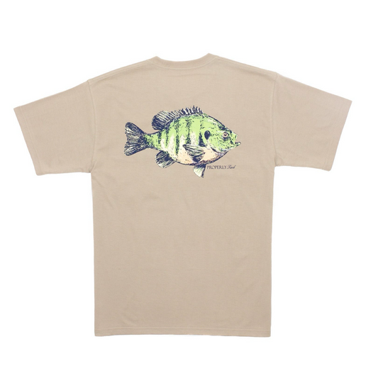 Boys Bluegill Fish Tee T-Shirt Sand
