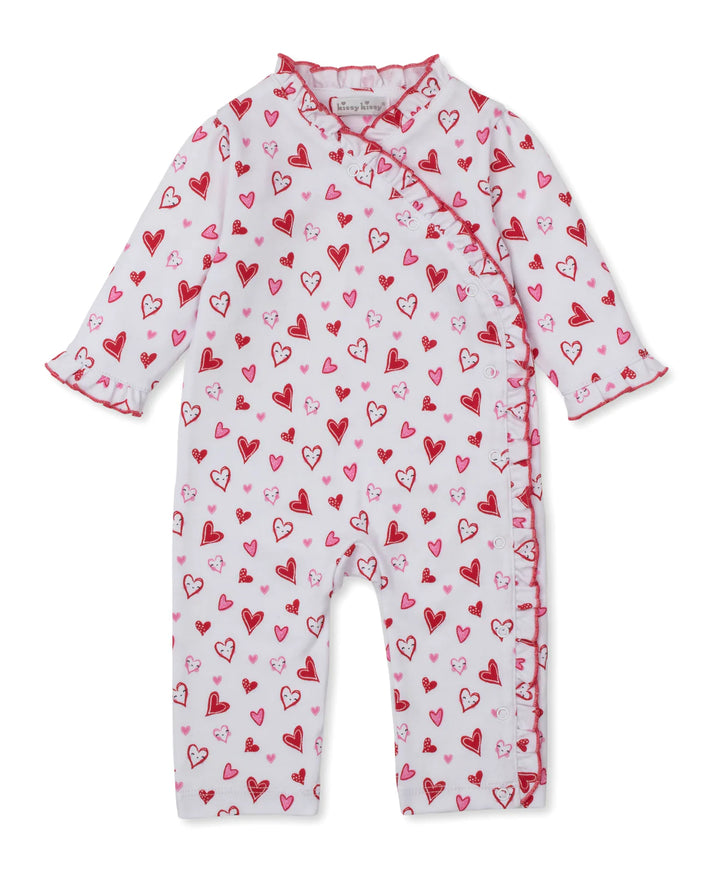 Sprinkled Hearts Galore Playsuit - Girls