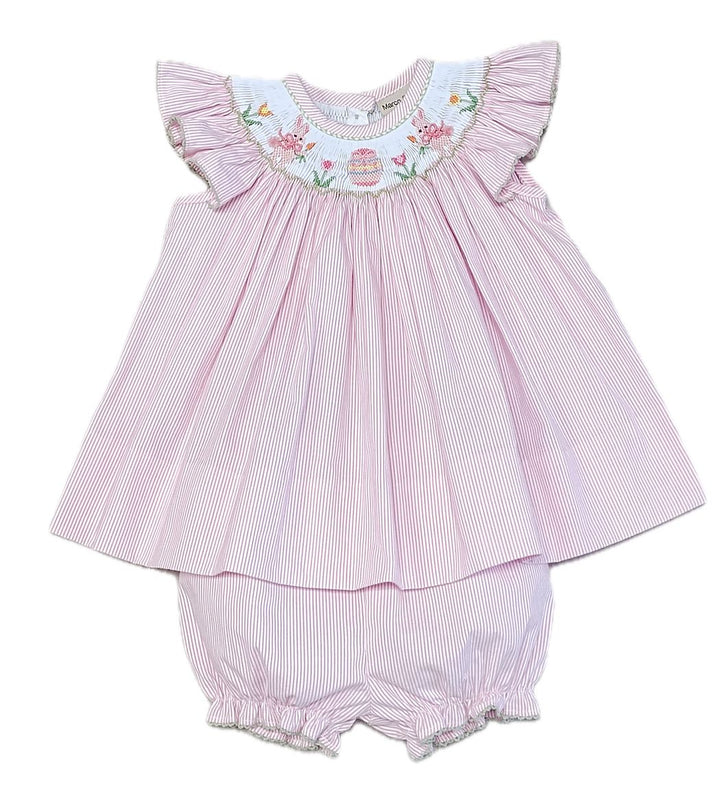 Hand Smocked Dress w/ Bloomer | Bunny