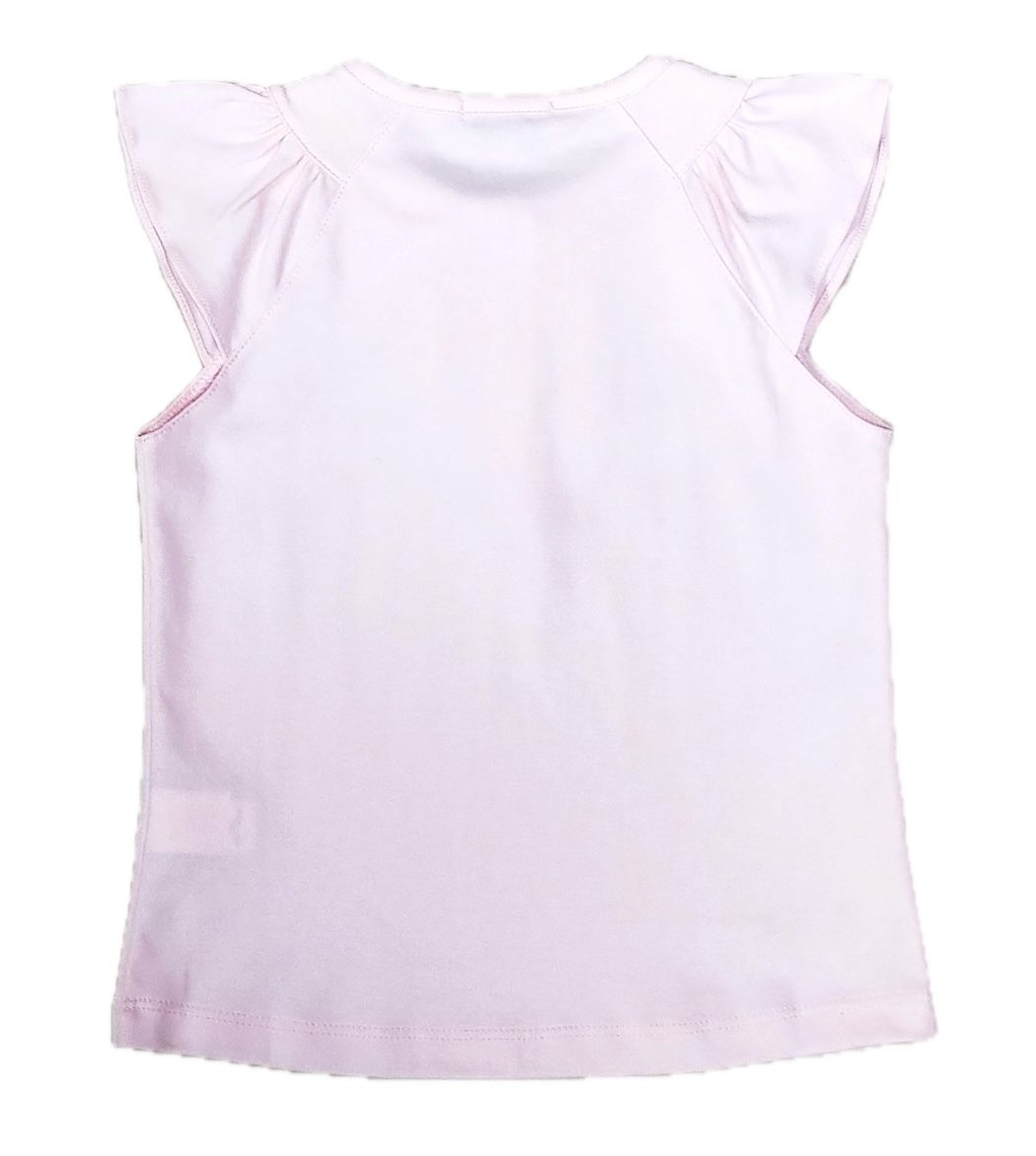 Pink Girls Pima Top | Cherries Collection