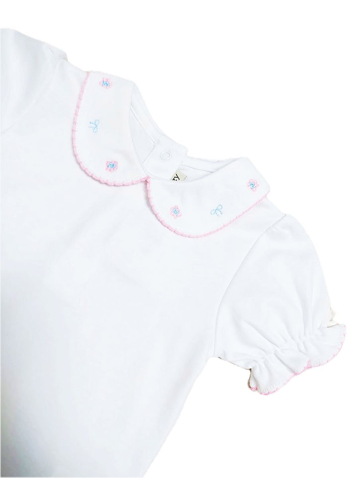 Baby Girls Diaper Set | Blue Spring Flowers
