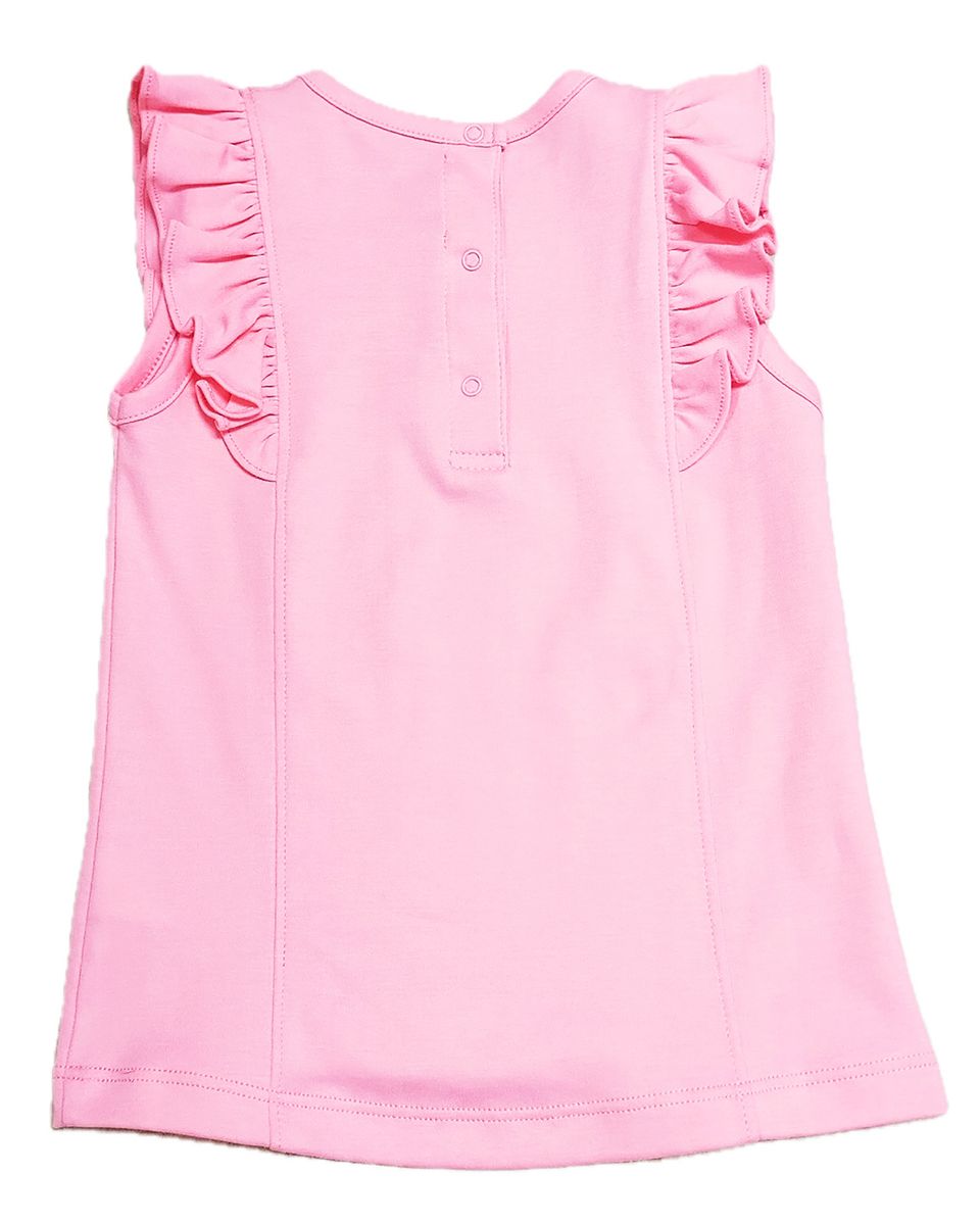 Girls Pink Pima Top | Positano Collection