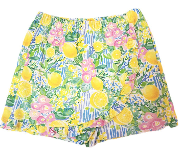 Girls Floral Print Skort | Positano Collection