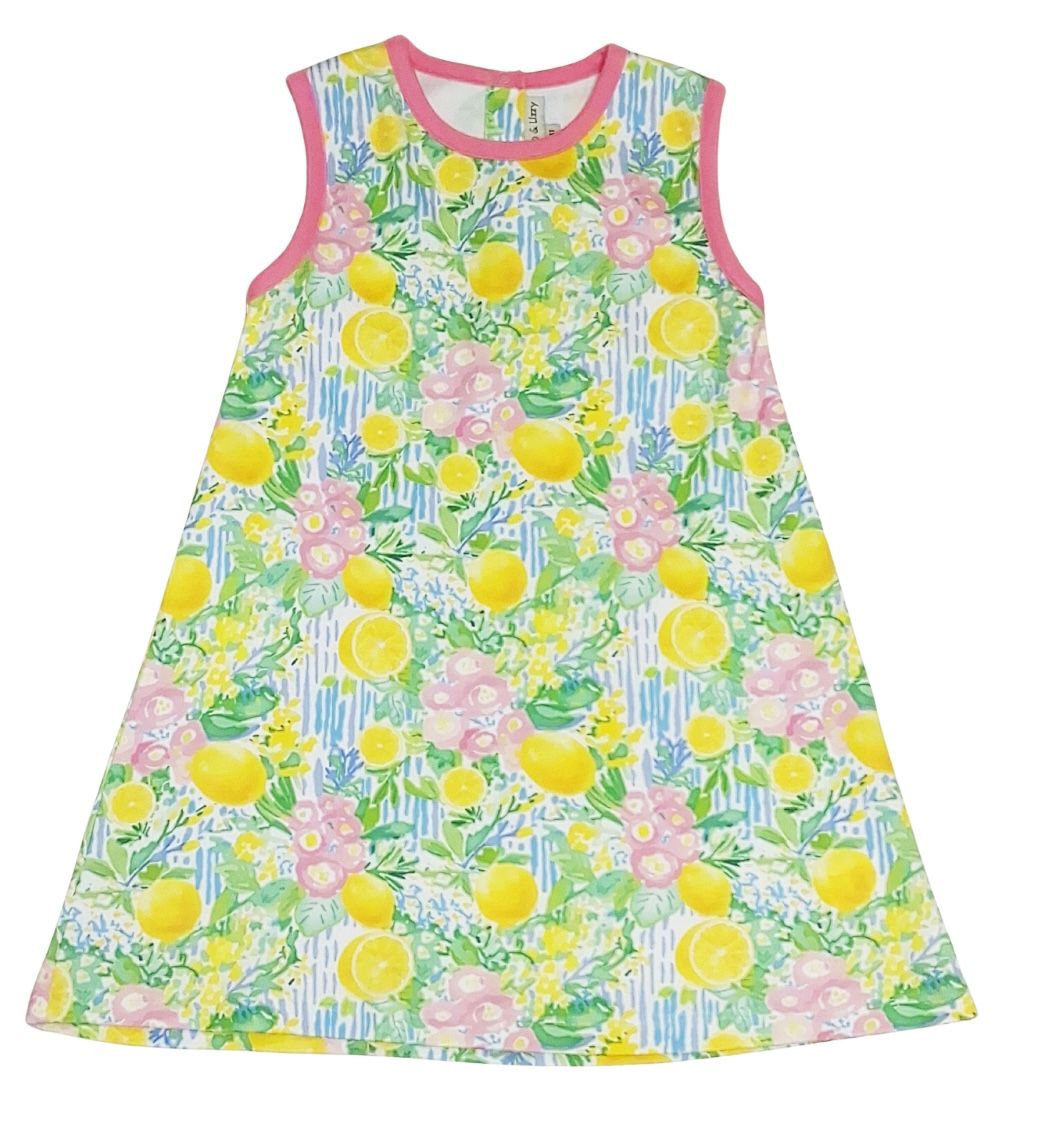 Girls A Line Dress | Positano Collection