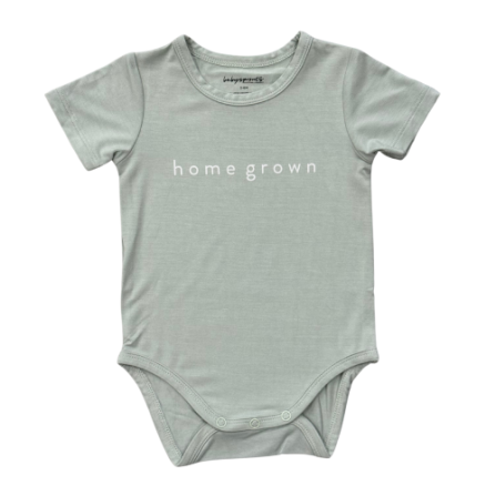 Baby Boy Short Sleeve Bodysuit | Home Grown
