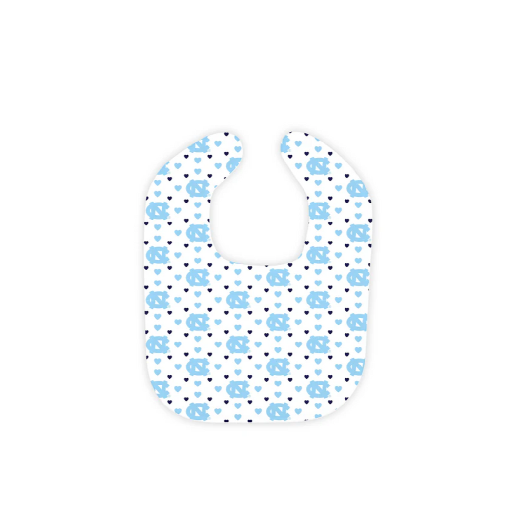 UNC Tarheel Collage Collegiate Jersey Soft Infant Bib