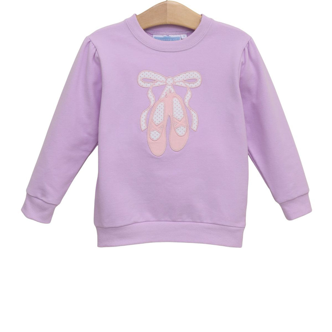 French Terry Pullover- Ballet Shoe