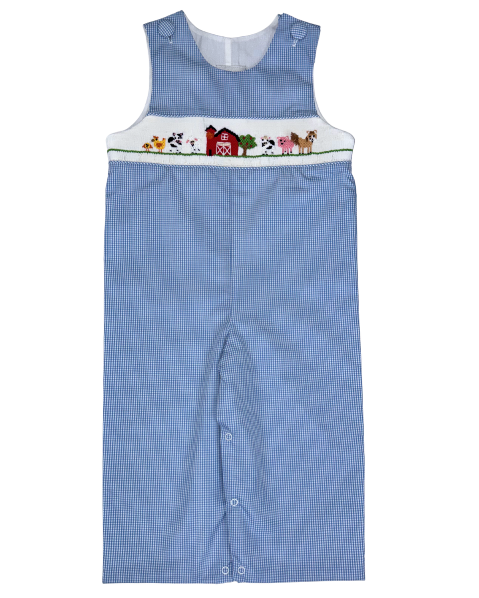 Smocked Farm Animal Jon Jon