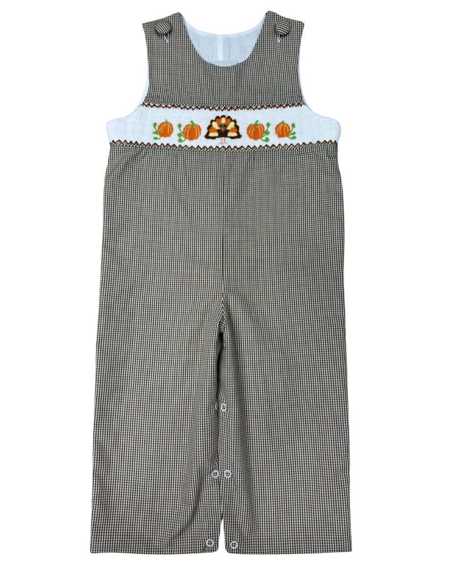 Smocked Turkey & Pumpkin Jon Jon