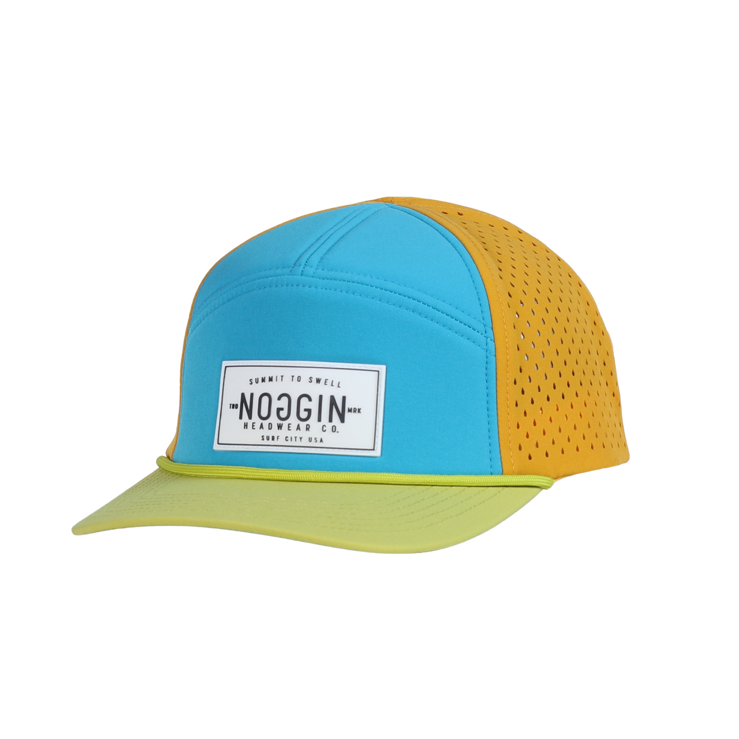 Water Friendly Trucker Hat - Theo Seven Panel: NO STRAP