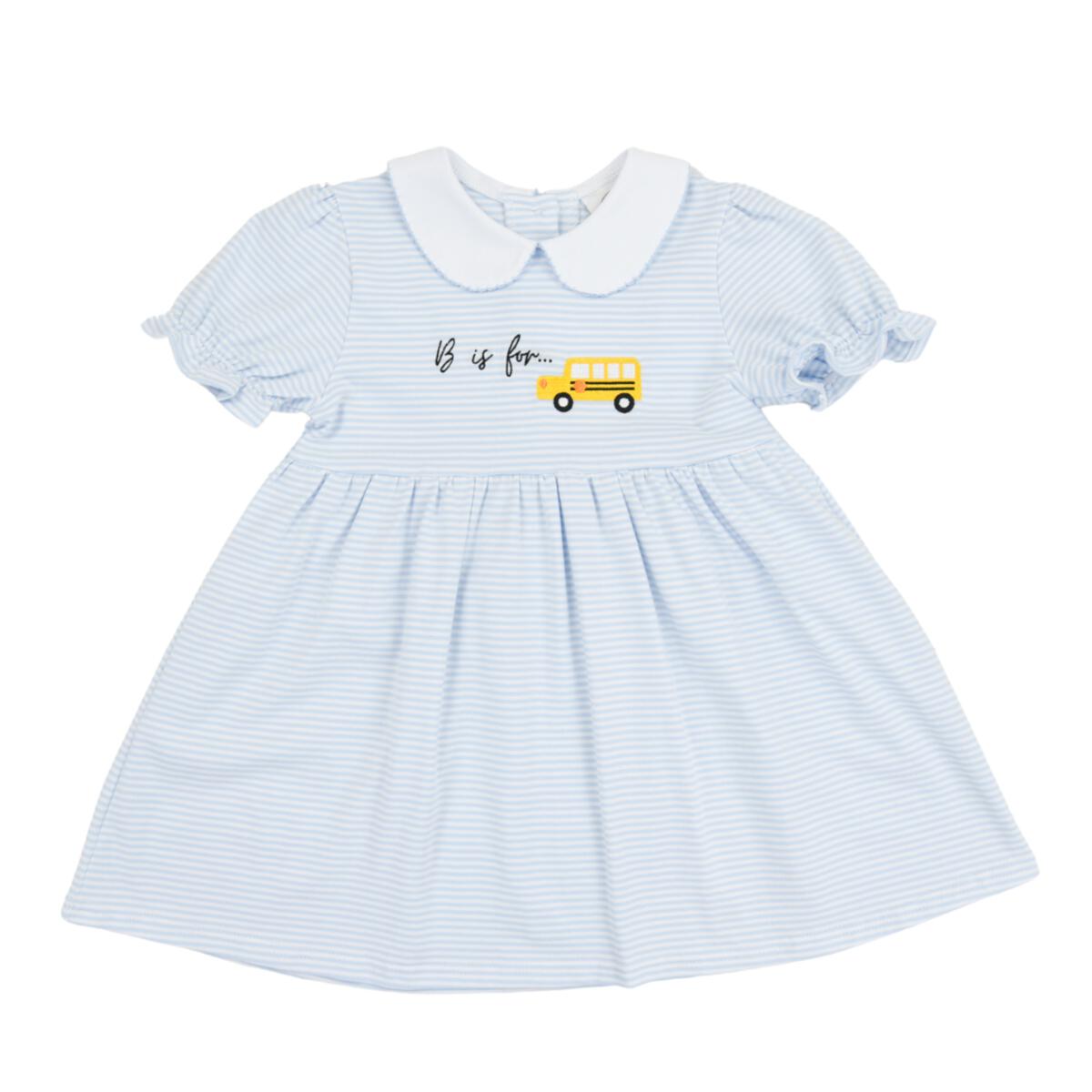 B is for Bus Girls Back to School Dress: 6