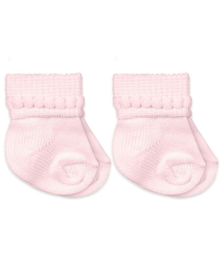 Bubble Bootie 2pk Infant Socks - Pink