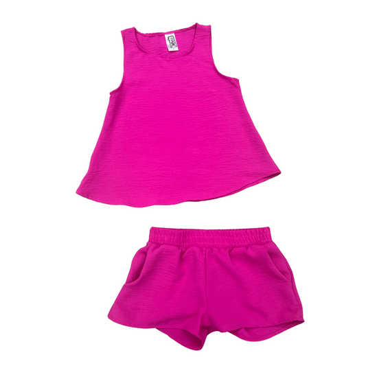 Erge Fuchsia Shorts And Top Separates