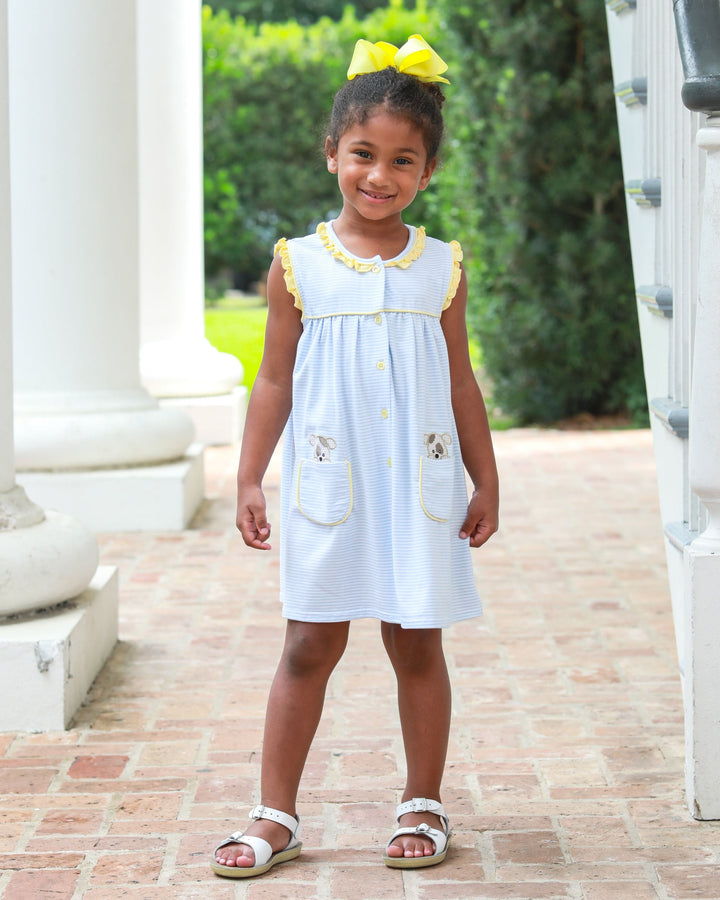 Toddler & Kids Girl Puppy Paws Dress
