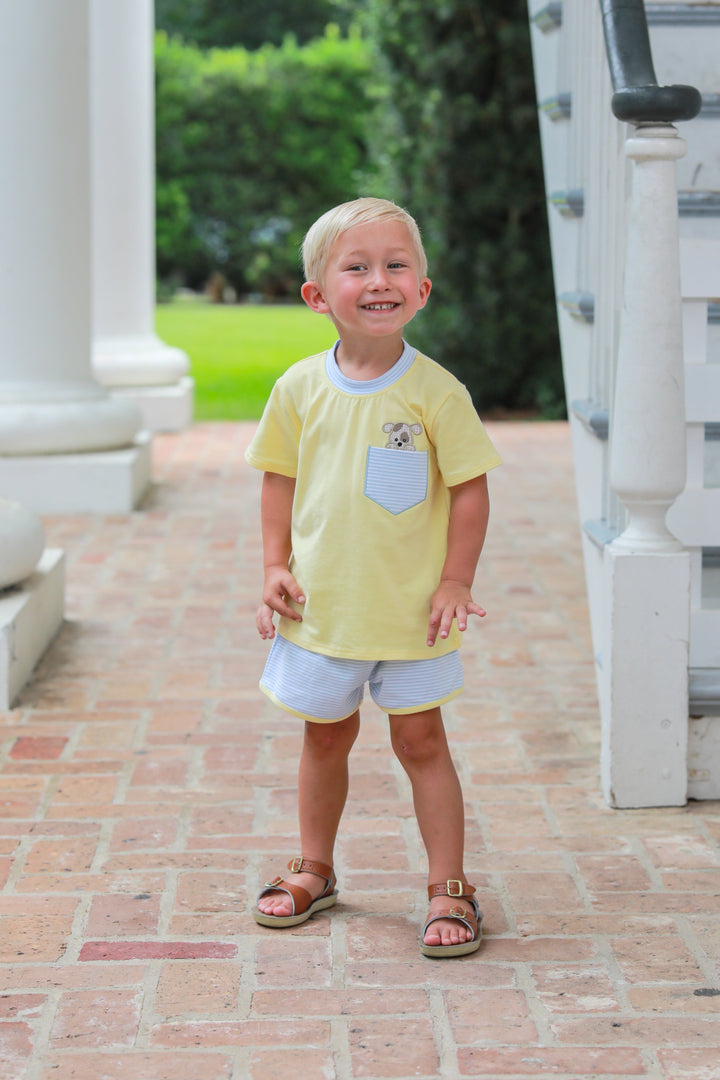 Baby & Toddler Boy Puppy Paws Short Set