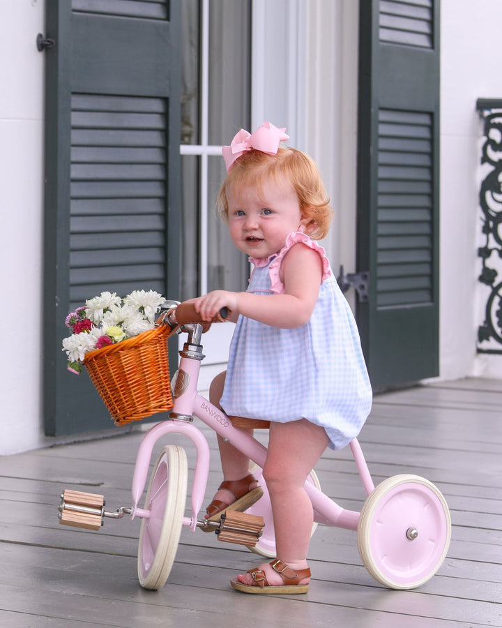 Meredith Bubble | Light Blue Gingham/Light Pink
